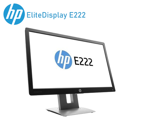 HP Elitedisplay E222 • 22" HD Widescreen LED Backlit LCD Monitor • Model E222 • 1920 x 1080 Res